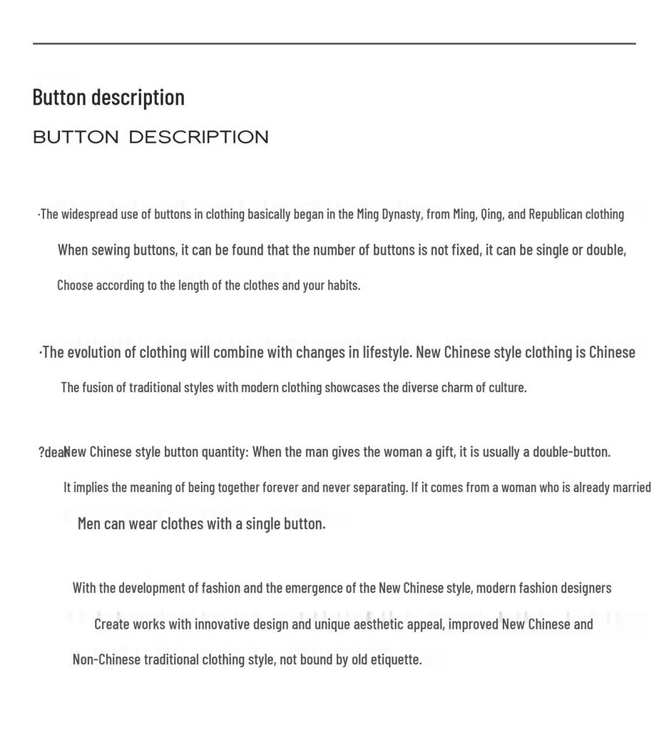 Sibaishe New Chinese Style Jacquard Button Vest