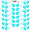 20 Pcs Rimless Butterfly Shaped Sunglasses Women  New In Fashion Multicolor Decor Sun Glasses Trendy Stylish Lady Shades