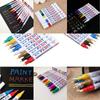 Colors Polishing Waxing Sponge Paint Marker Painting Pens Permanent Waterproof Tyres Cars Doodle Oil Pen Paint Cleaner Polishes
