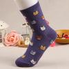 Neue Cartoon Tier Sommer Herbst Katze Lieblich Für Frauen Baumwollsocken Kätzchen Meias Socken Strumpfwaren Damen Niedlich Weiblich Dropship