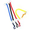1Pc Stretching 2 Meters High-quality Bold Plastic Spring Rope with Keychain Elastic Rope Plastic Telescopic Rope with Hook Buckle