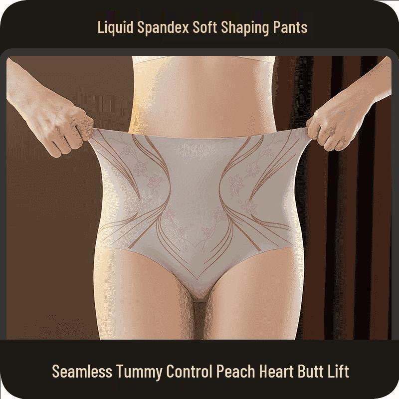 

High Waist Seamless Tummy Control Shaping Panties - Women s Postpartum Hip-Lifting Underwear XL (120-140 jin)