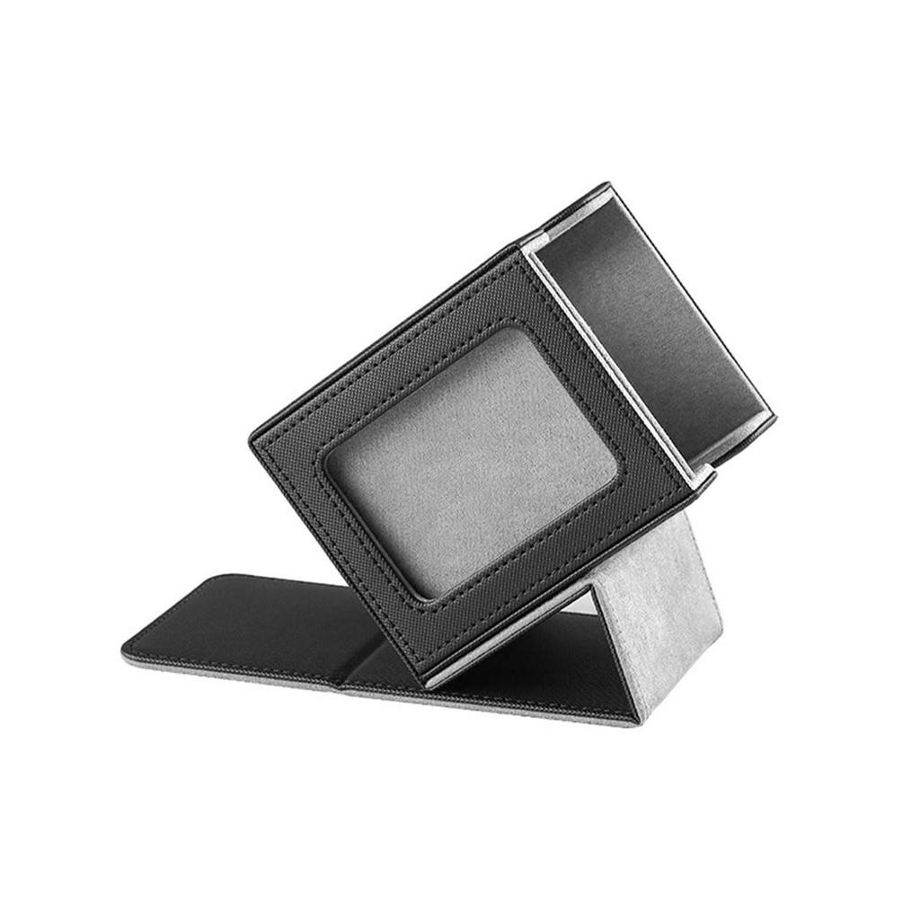 CRAFT CROWN Push Window Deck Leather Deck approximately cards Case/PU Box/With Window/Holds 80-100 (Green)