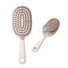 Hair Smooth Frizzy Problem Solved Curved Design Fits Shiny Double Dryer Gift for Female Friend Women's Brush, Comb, Hair, Tangle-Free, Hair, [White]