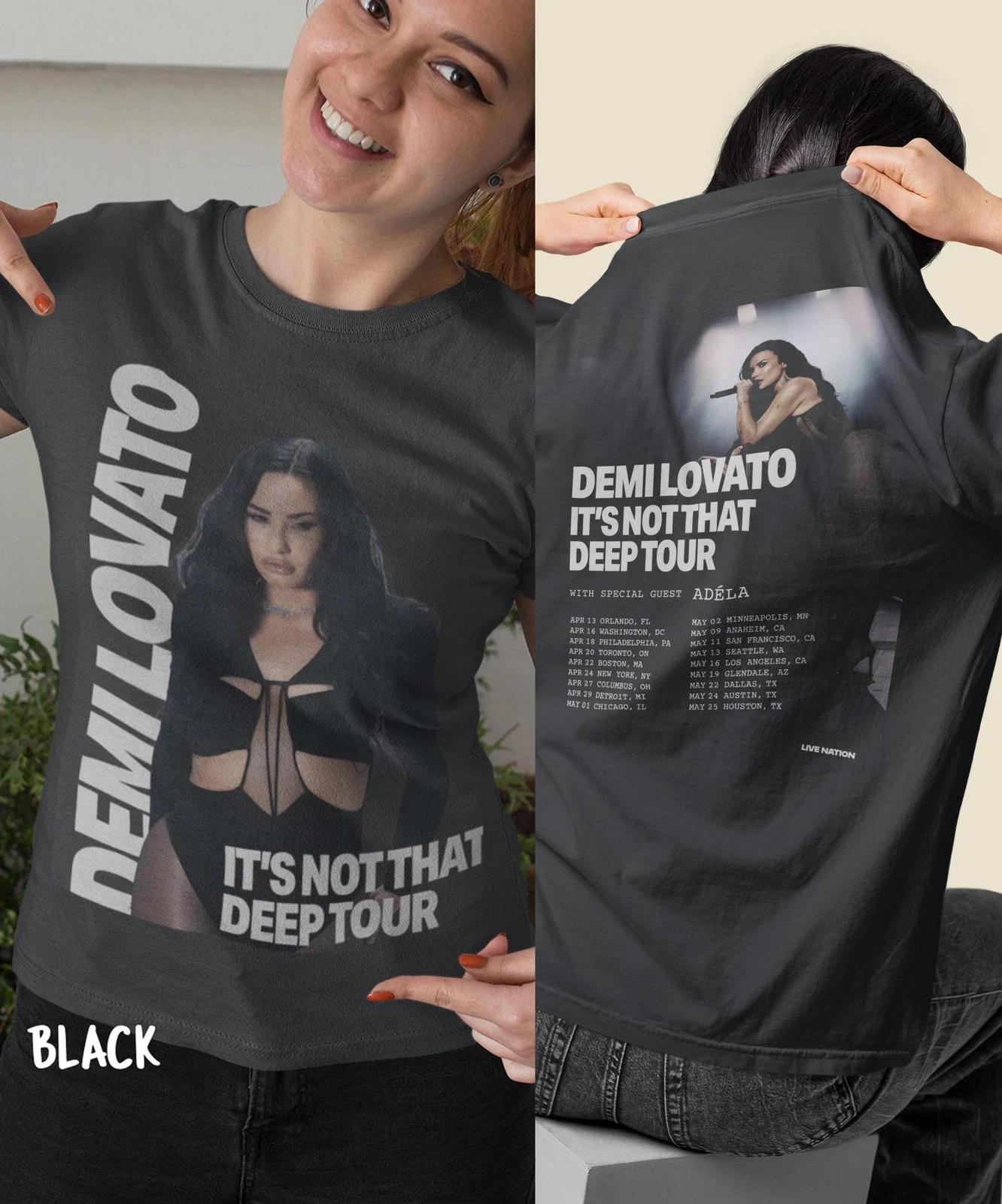 Unisex Demi Lovato 2026 World Tour T-Shirt, Lovatics Merch Tee, Concert Outfit, 4XL