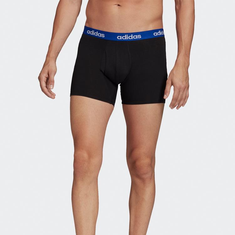 Adidas Stretch Boxer Briefs 3-Pack Men Underwear Black FS8393