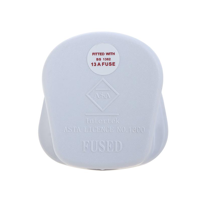 Inghilterra Spina di Alimentazione Rimovibile Bianco Nero 3 Pin Spina di Rete UK 13A Assemblaggio Elettrodomestico Cavo di Alimentazione Fusibile Connettore Cablaggio