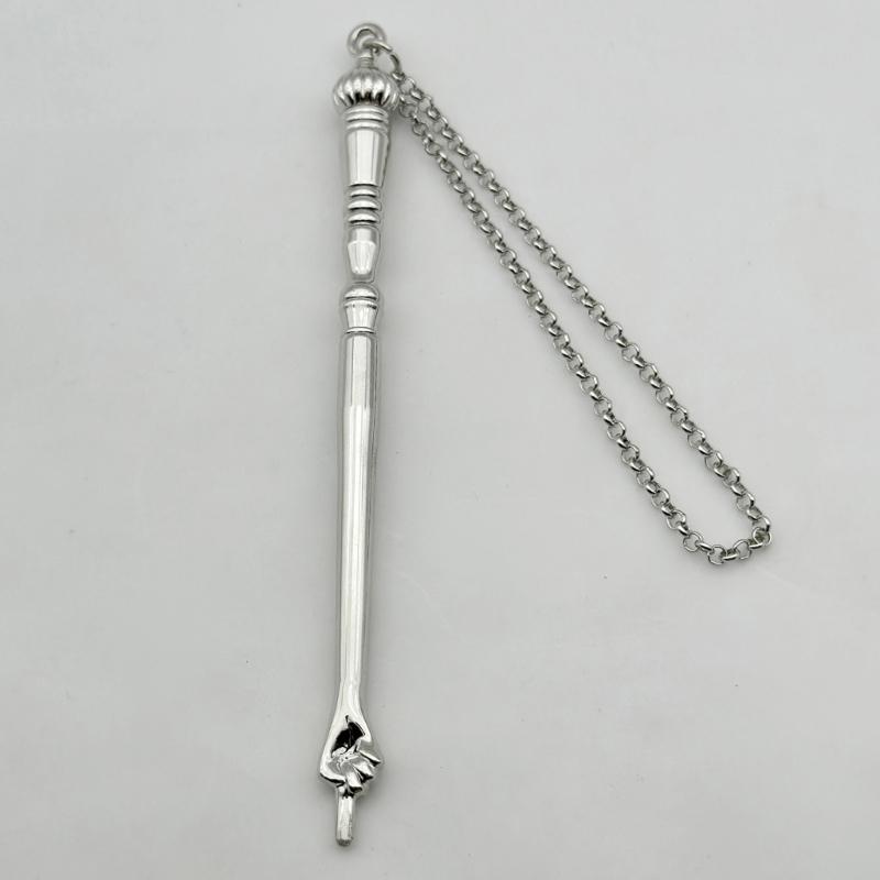 Torah Pointer Yad Torah Scroll Reading Hand Assistant Hand Pointer and Connected Chain Bible Pointer Jewish Gift Unisex