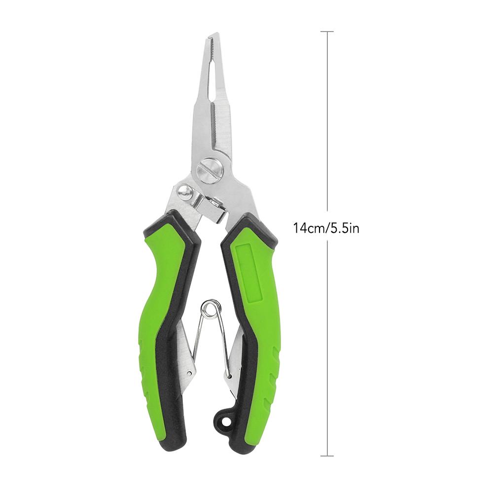 Fishing Pliers Stainless Steel Line Cutter Curved Nose Remove Hook Fishing Tackle Fishing Gear