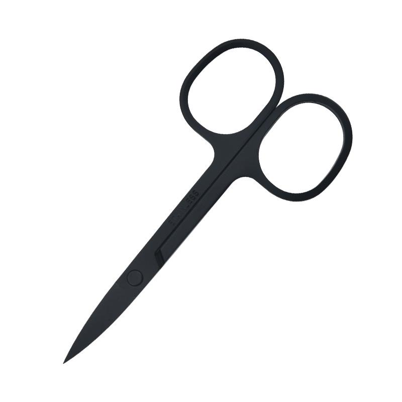 Stainless Steel Beauty Scissors Set with Pointed & Round Tips and Double Eyelid Tape