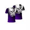 Summer Fashion 3D Color Sports T-Shirt Men's Loose and Comfortable Daily Casual O Neck Plus Short Top
