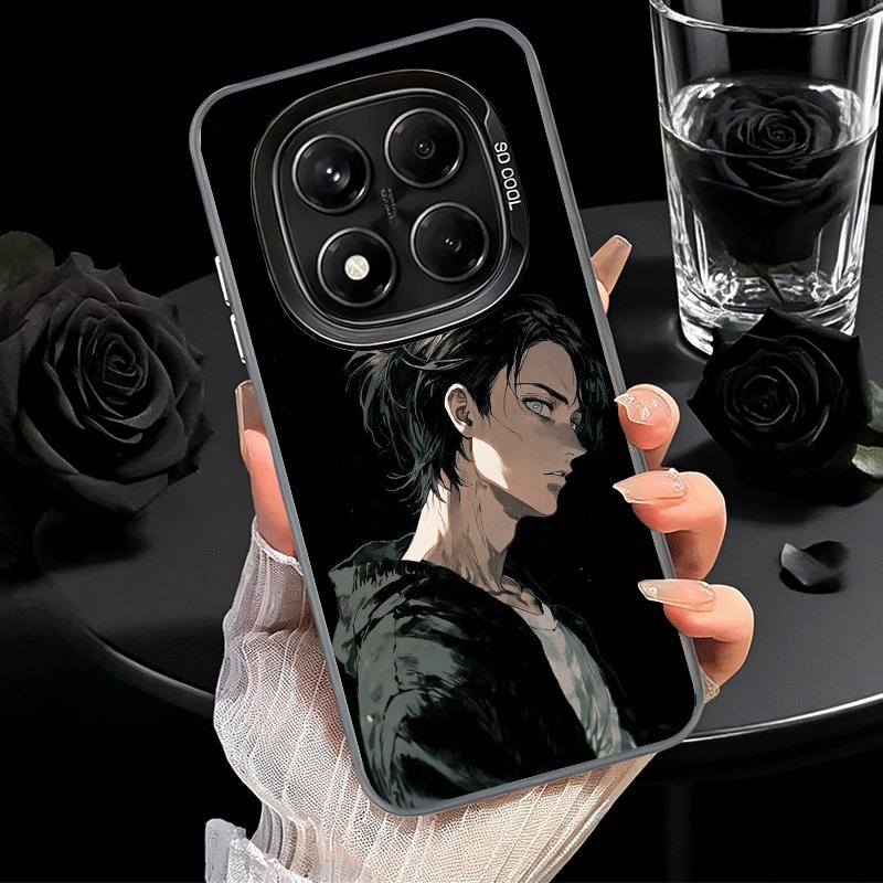 A-Attack On T-Titan Eren Yeager Soft Phone Case for Samsung Galaxy S24 S25 FE S26 Edge S23 Ultra S22 Plus S21 + Shockproof Cover