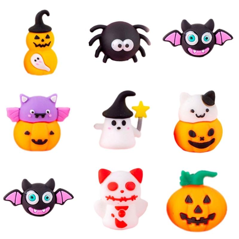 10Pcs Christmas Halloween Pencils Tip Caps Silicone Pencil Protectors for Children Students Adult and Professional