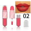 Halloween Lipgloss-Set, 3-teiliger nicht-klebender glänzender Lippenstift, glitzernde lila und schwarze Lippenfarben, langanhaltend, nicht abfärbend