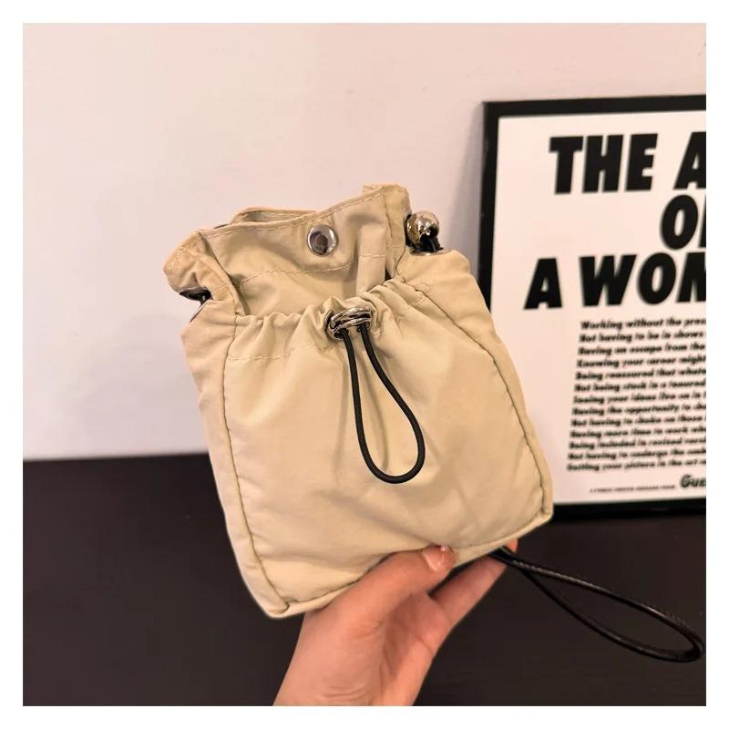 

Минималистичная сумка-кроссбоди Nyl Phe для женщин и мужчин, легкая, повседневная, универсальная, маленький рюкзак, кошелек для монет, чехол для наушников бежевый