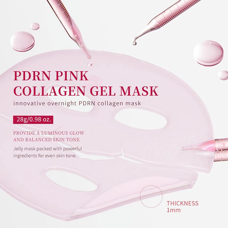 Pink Collagen Jelly Gel Mask Overnight Face Mask Hydrating Firming and Moisturizing
