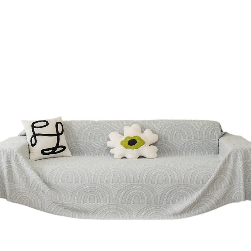 Summer Cool Ice Silk Sofa Towel High-Grade Full Covered Summer Sofa Cover Cloth Non-Slip Sofa Cover Seat Cushion Blanket