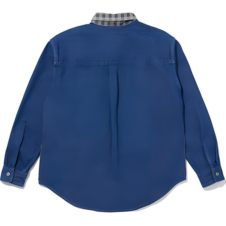 Levis Silver Tab Serie Lapptäcke Rutig Nedhasad Axel Långärmad Skjorta Herrskjortor Blå A57670003