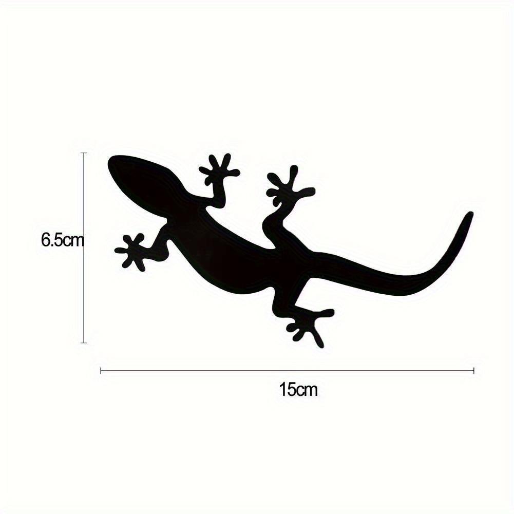 Anahtarları ve Küçük Aksesuarları Asmak İçin Fonksiyonel ve Dekoratif Siyah Kertenkele Duvar Askısı