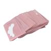 100 Pairs Grafted Eyelashes Isolation Pads Petal Shape Non Woven Eyeshadow Stickers