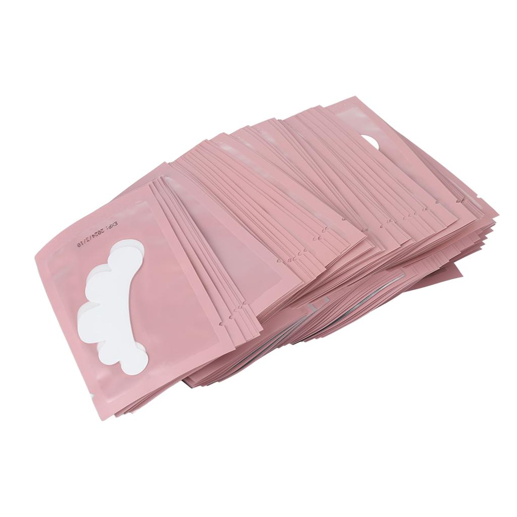 100 Pairs Grafted Eyelashes Isolation Pads Petal Shape Non Woven Eyeshadow Stickers