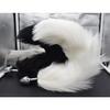 New Flexible L40cm Fox Tail Butt Plug with Curved Design Small Metal Anal Plug Sex Party Performance Couple Sex