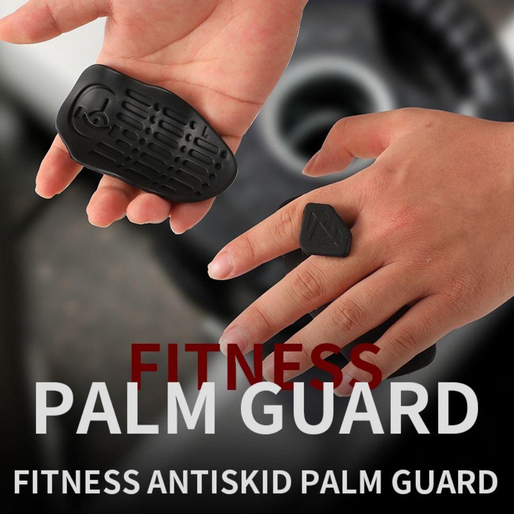 1 Pair Anti-slip Workout Gym Gloves Elastic Silicone Palm Grips Weight Lifting Grips  Weightlifting