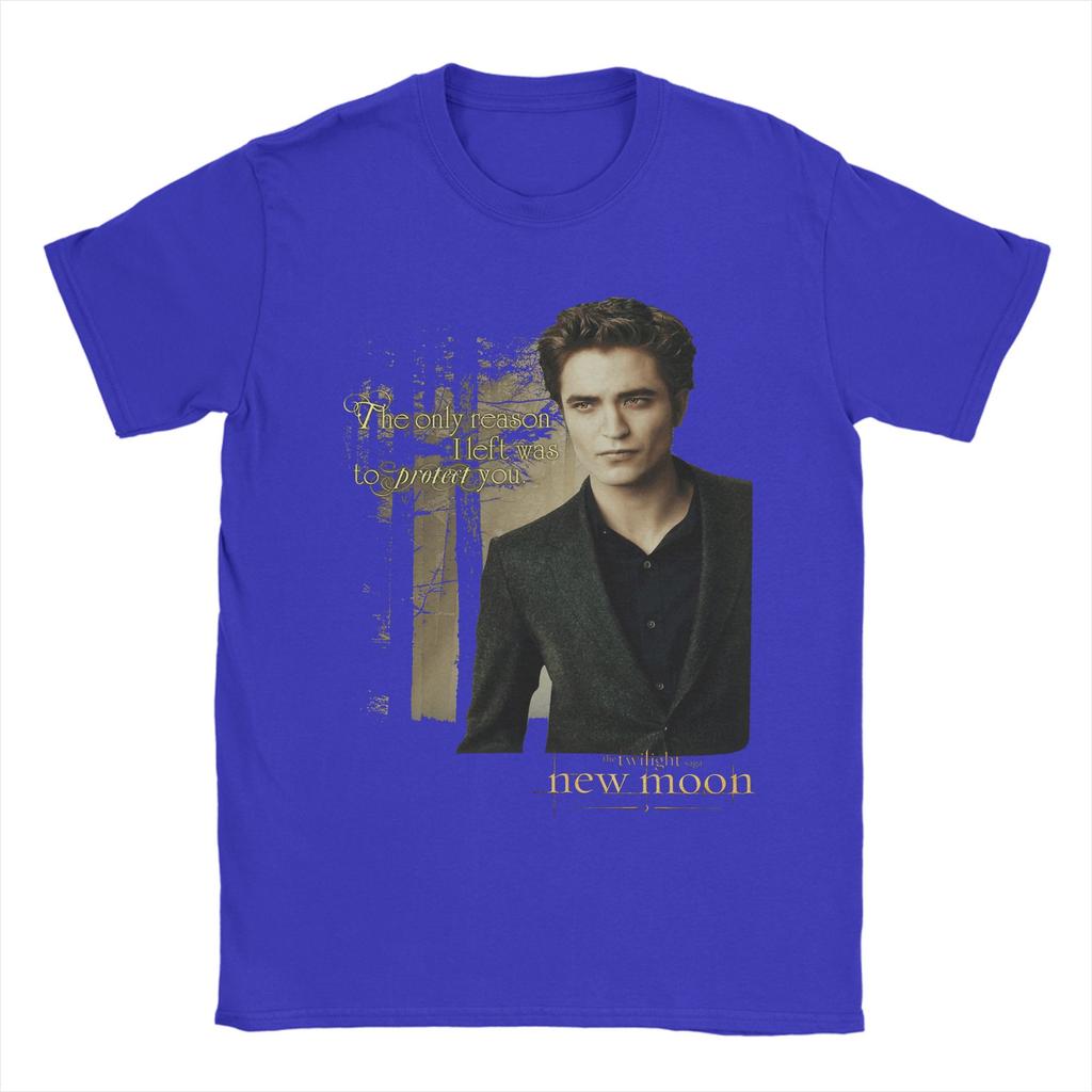Men Twilight Edward Cullen Movie Retro T Shirts  Cotton Clothing Funny Short Sleeve Round Neck Tees 6XL T-Shirts