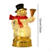 Lighted Christmas Statue Decoration Desktop Ornament Nightlight for Bedroom