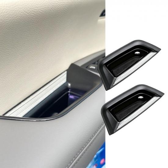 2pcs For Cadillac XT5 2016- Car Front Door Handle Organizer Storage Box