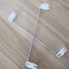 2X Mechanical Keyboard Steel Plate Balance Shaft Keyboard Accessories Transparent Plate Mounted Stabilizer Gold Plated Wire
