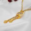 Dubai Gold Color Jewelry Sets African Indian Wedding Bridal Wife Gifts Necklace Bracelet Earrings Ring Jewelery For Women