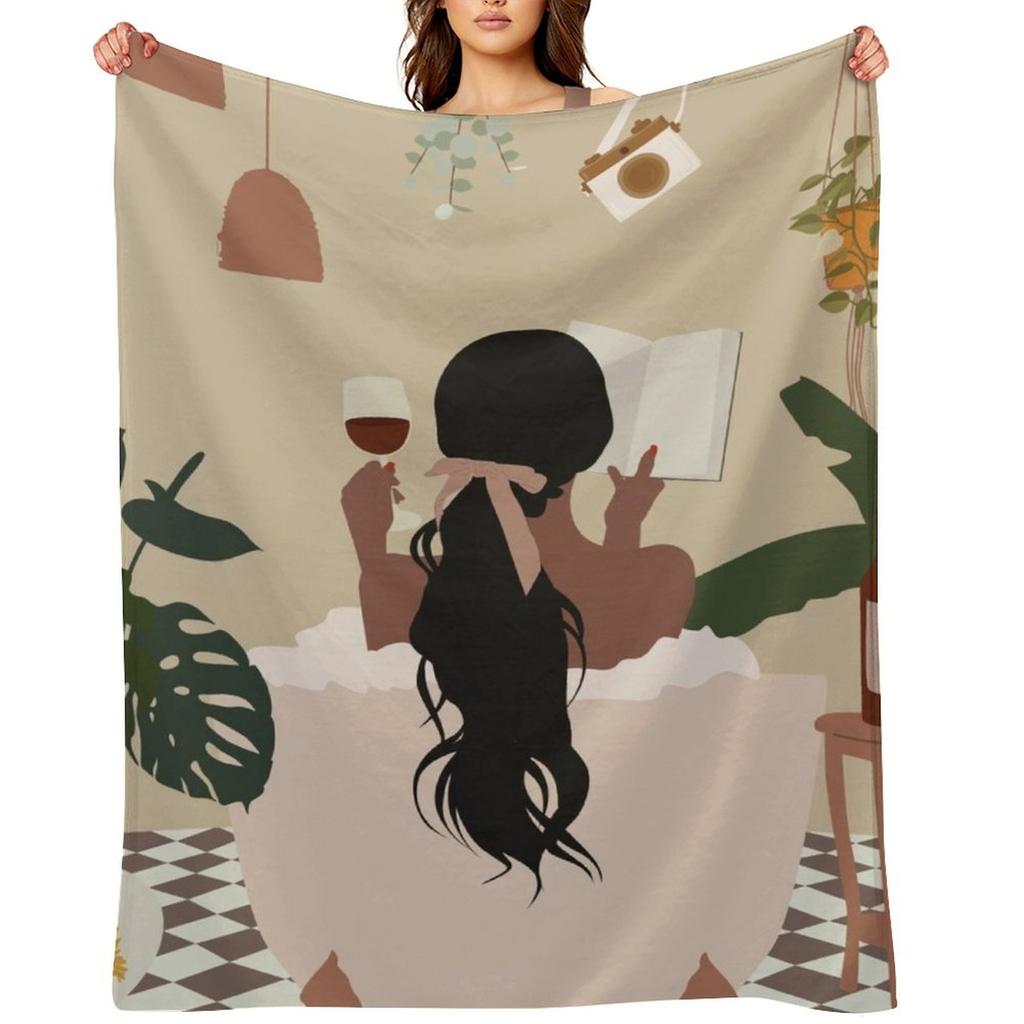 bathroom Throw Blanket Soft Beds Vintage Bed Fashionable Softest Blankets