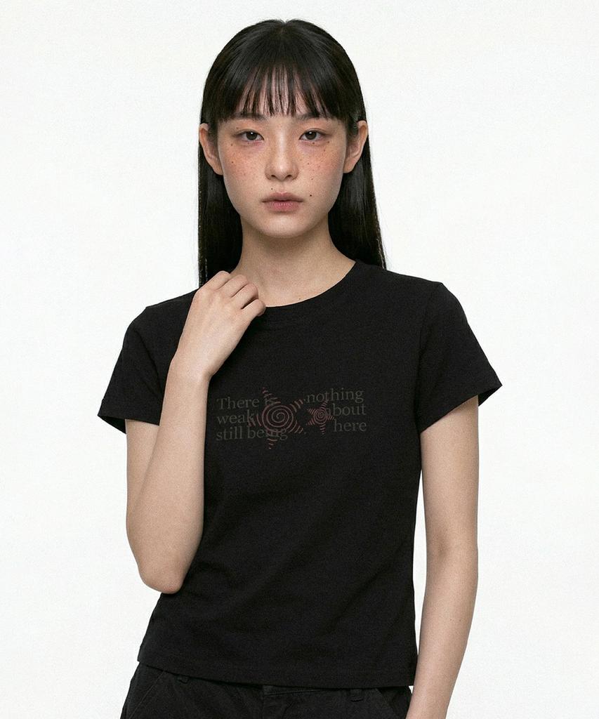 Kichieoli Loop Star T-Shirt (Black)