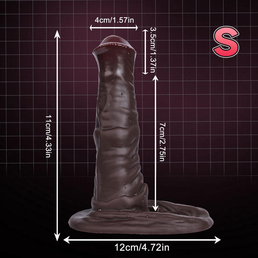 Realistic orse Penis Sleeve with Soft Cock Ring Stretchy Extender Condom Ejaculation Delay Cock Sleeve Adult Sex Toys for Men