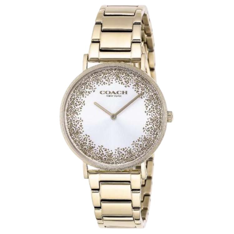 COACH Watch Quartz Movement Stainless Steel Strap 36mm Silver Dial Women s Watch Life Waterproof 14503633 серебряный