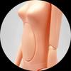 Adjustable Big Belly Nude Doll Toys Removable DIY Movable Girl Dolls  Body Doll Accessories
