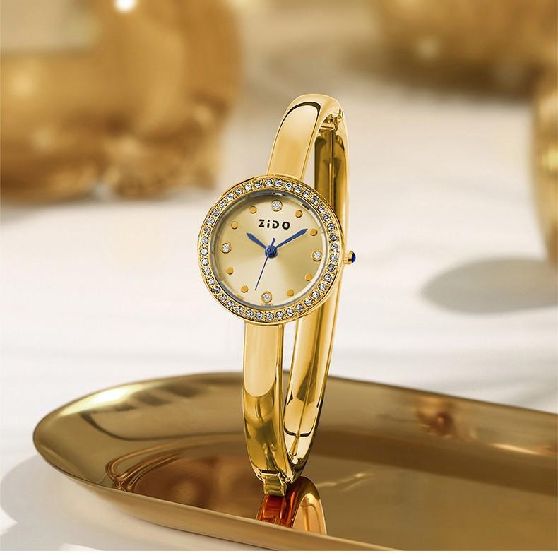 Four-Leaf Clover Bracelet Watch Round Exquisite Fashion Bracelet Type Women'S Quartz Watch E-Commerce