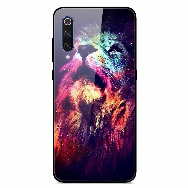 For Xiaomi Mi A3 Cases Luxury Tempered Glass Space Phone Covers for Xiaomi MI 9 Lite Case 9lite MiA3 Hard Back Shell Protective