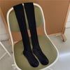 Thick Over-The-Knee Socks Vertical Solid Color High Socks That Do Not Fall Off Calf Socks Double Needle Stocking Women