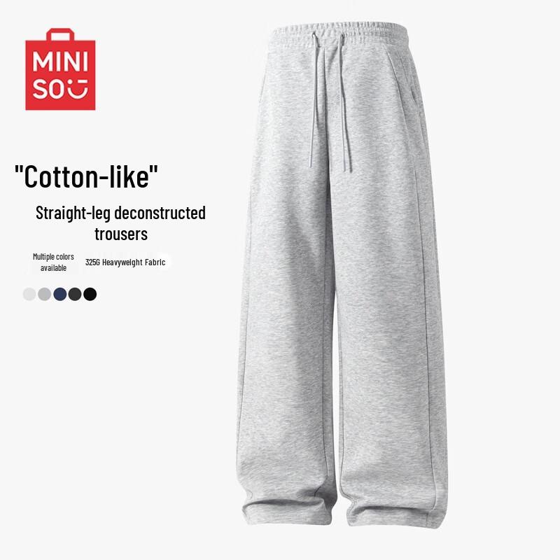 

MINISO Men s Z Series Loose-Fit Straight-Leg Sweatpants XL