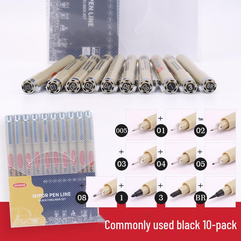 Waterproof Fine Liner Set: Art & Student Sketching Pens