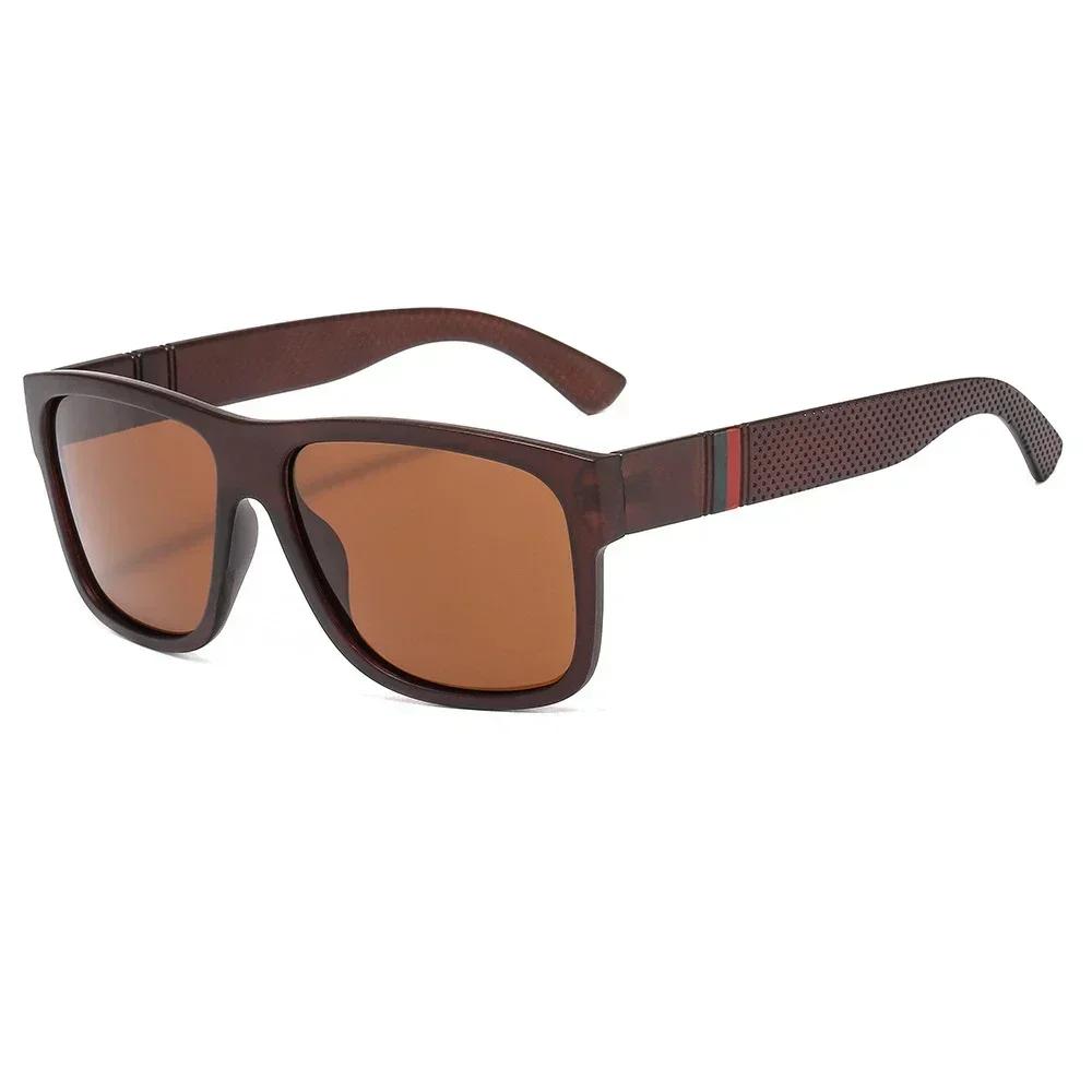 Fashion Square Sunglasses Men Vintage Plastic Male Sun Glasses Women Stylish Black Sport Shades UV400