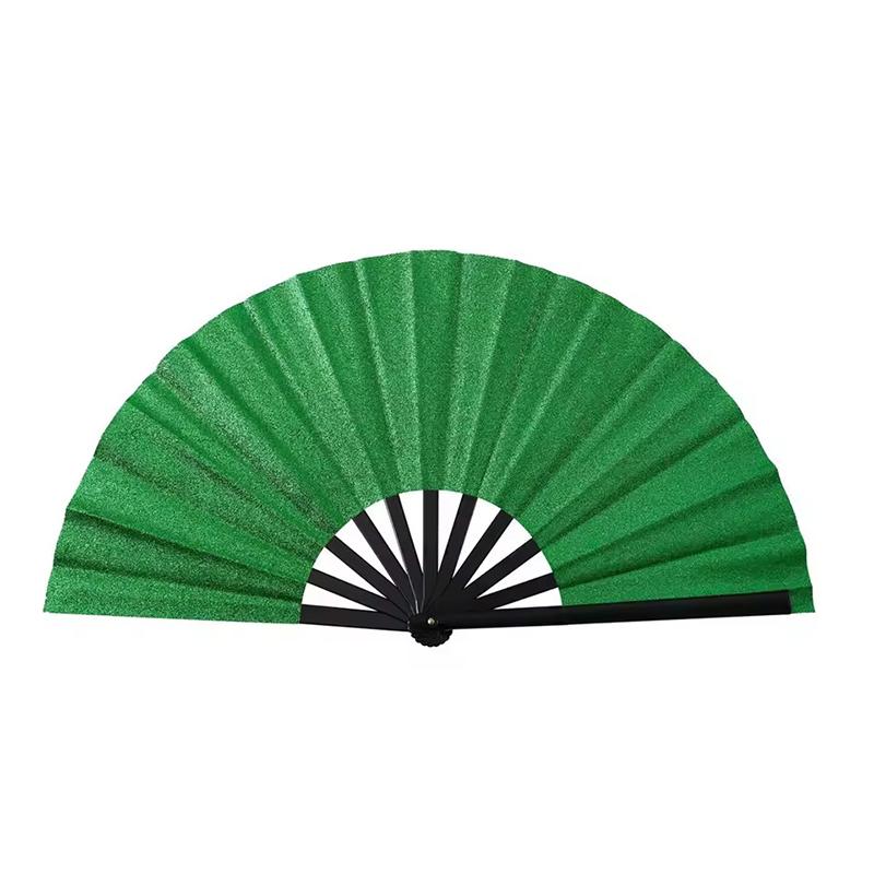 Bright Folding Fan Bright Color Rainbow Starry Sky In The Dark Festival Acting Hand Fans Women Girl Party Dancing Fan
