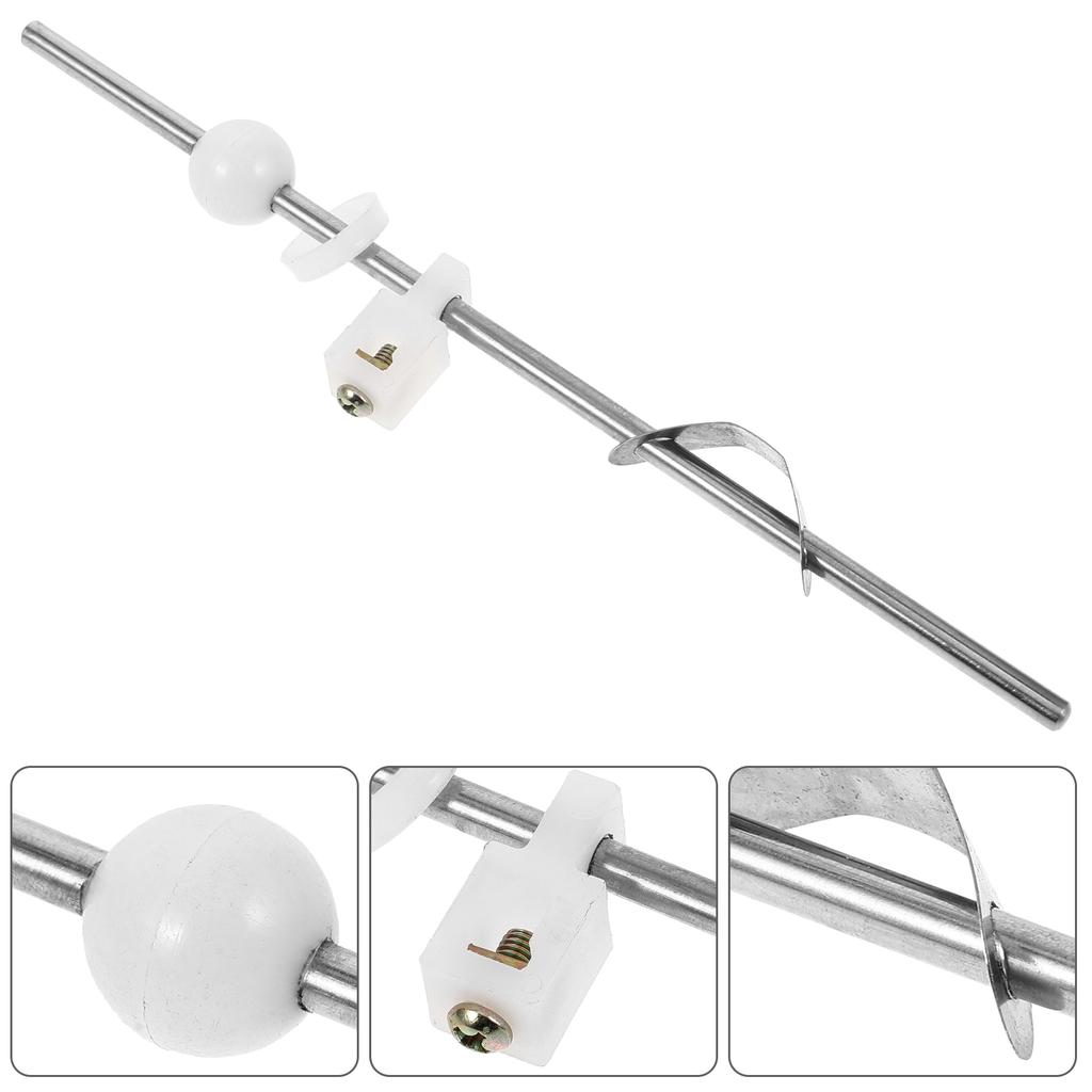 Tige de Pivot d'Évier Étendue 20 cm Acier Inoxydable Durable Bouchon de Vidange de Salle de Bain Partie Vidange d'Évier Passoire Passoire Cuisine Bar