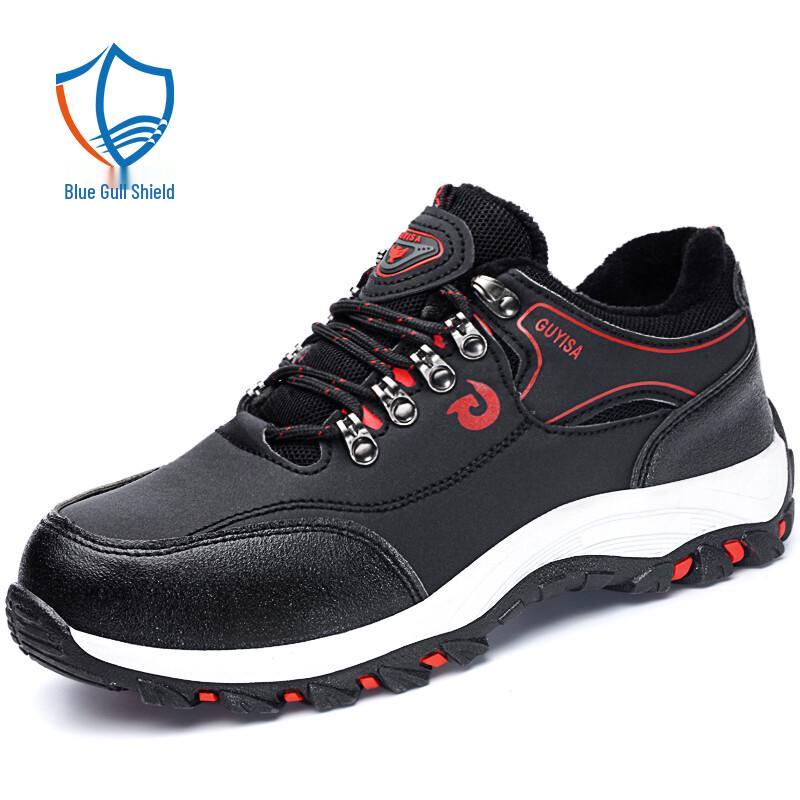 Lan'oudun 8164 Men's Steel Toe Puncture-Resistant Winter Safety Shoes