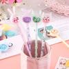3Pcs Kawaii Butterfly Bunny Kitten Moon Sequin Neutral Pen Cute Cartoon Pen Black Ink Student Office School Stationery