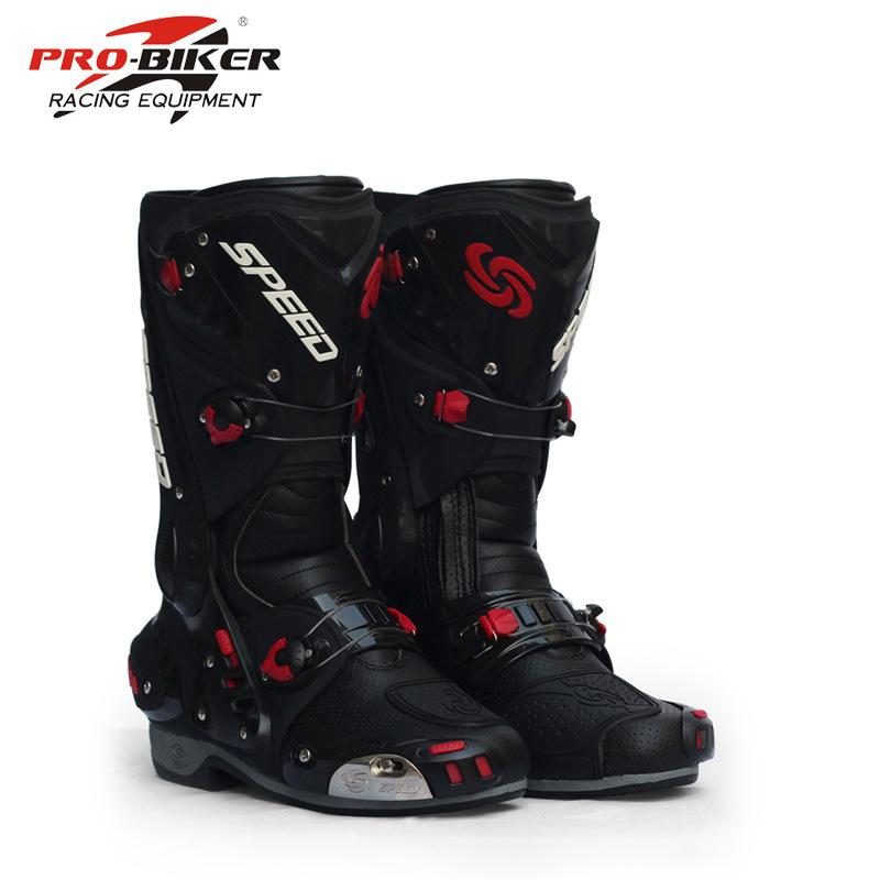 

Racing Riding Shoes Motorcycle Boots Medium Length Men s 43 чорний