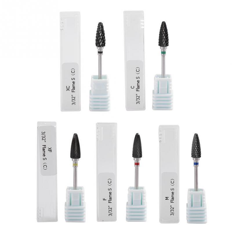 Ceramics Nail Drill Bits Cylinder UV Gel Remover Electric Drill Burr Ceramic Manicure Tool Accessories