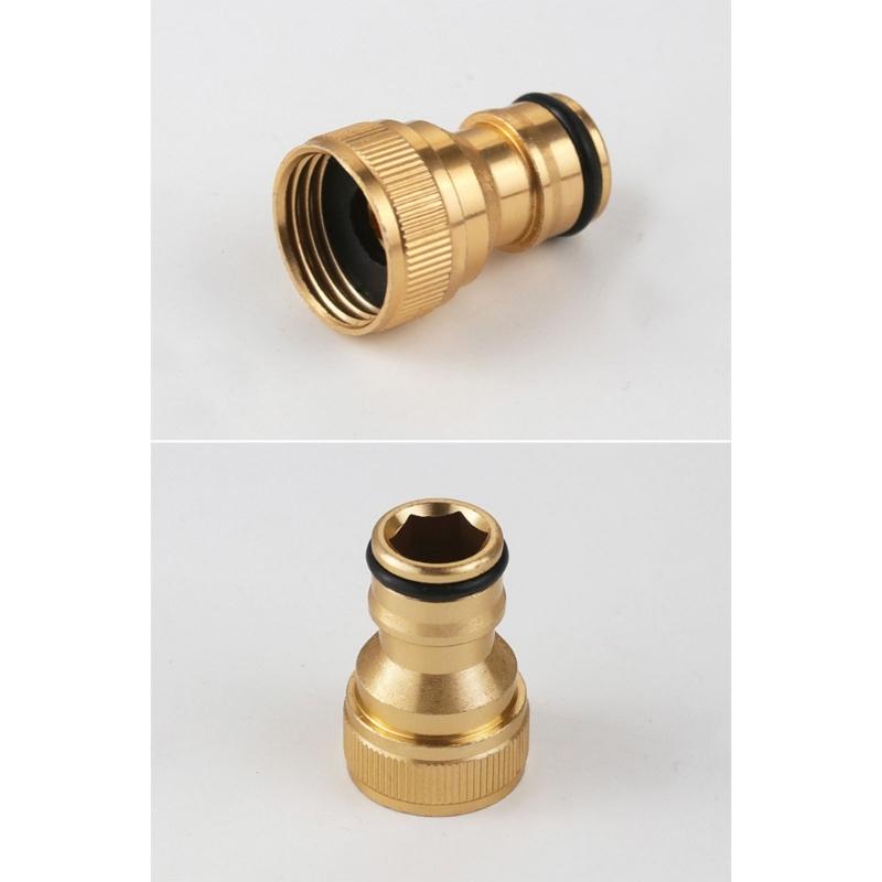 652F 1/2Inch Thread Tap Quick Connecter Aluminum Alloys Quick Faucet Adapter Leakproof Water Pipe Fittings Enduring